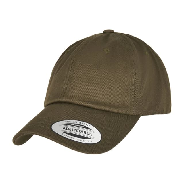 Flexfit by Yupoong Mens Low Profile Cotton Cap in Dark Olive Dark Olive Male One Size