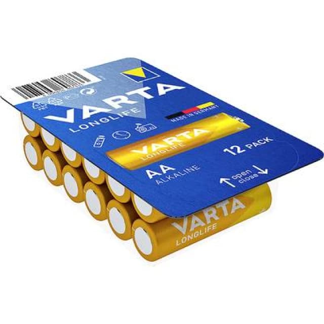 Varta Varta LONGLIFE AA Big Box 12 AA battery Alkali-manganese 2800 mAh 1.5 V 12 pc(s) 4106301112