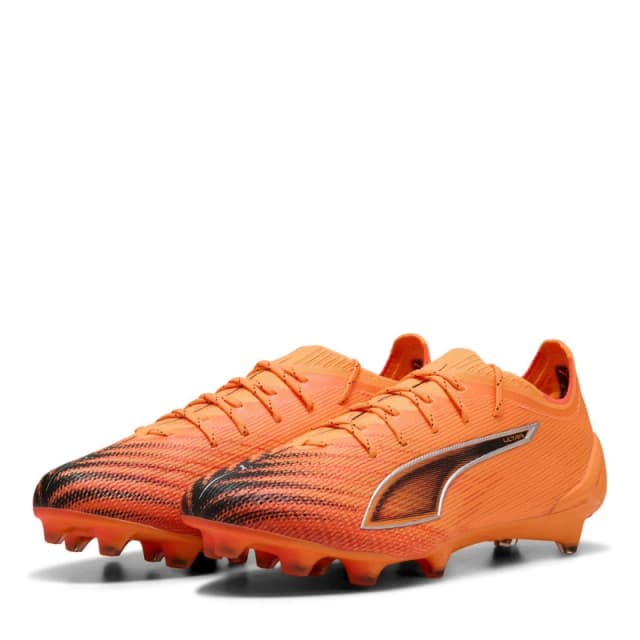 Puma Ultra 5 Ultimate Adults Firm Ground Football Boots Orange/Black male 9.5 (44)