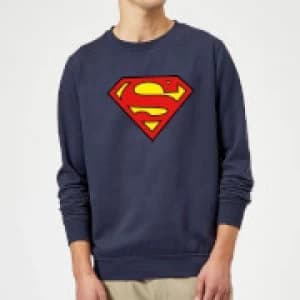 Justice League Superman Logo Sweatshirt - Navy - 3XL