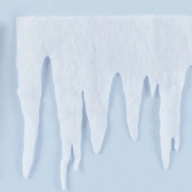 Samuel Alexander 2M X 36Cm Deep Christmas Fake Icicle Scene Drape Material