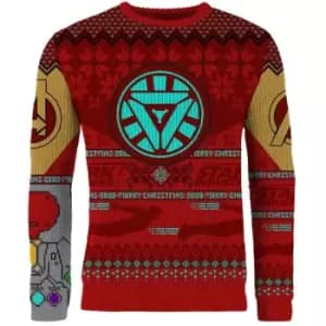 Avengers Iron Man Christmas Jumper (Size L)