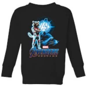 Avengers: Endgame Rocket Suit Kids Sweatshirt - Black - 11-12 Years
