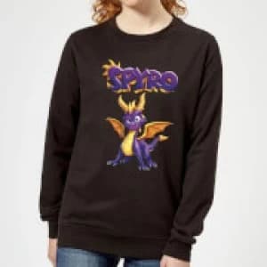 Spyro Full Womens Sweatshirt - Black - 3XL - Black