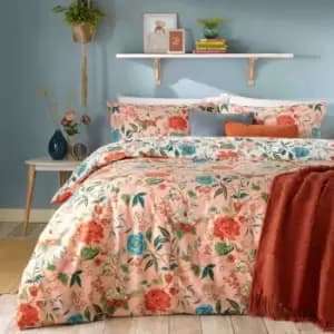 Furn. Azalea Double Duvet Cover Set Cotton Polyester Pink