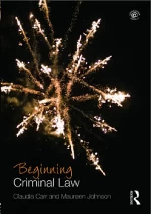Beginning Criminal Law