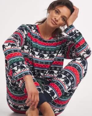 Chelsea Peers NYC Fairisle Print PJ Set
