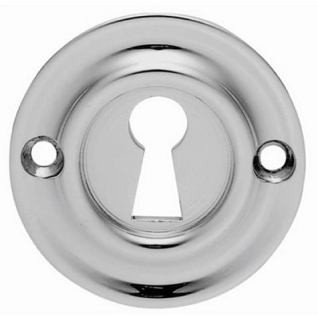 Loops 42mm Standard Keyhole Profile Escutcheon Rounded Ridge Polished Chrome Multi unisex