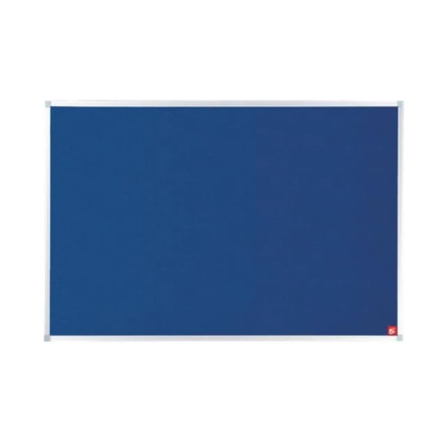 5 Star Office Blue Felt Noticeboard with Fixings and Aluminium Trim 1200x900mm 397794