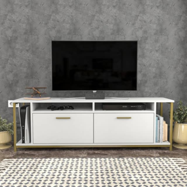 Decorotika Omar TV Stand TV Unit for TVs up to 72" Multi