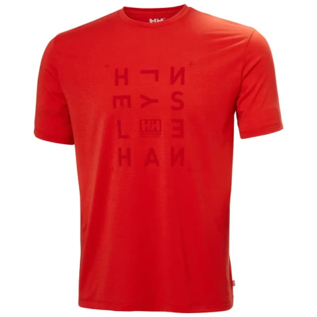 T-Shirt Helly Hansen Skog graphic Rouge Male L