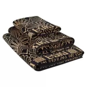Biba Deco Fan Towel - Black