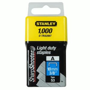 Stanley 10mm Light Duty Staples