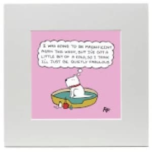 Off the Leash Quietly Fabulous Art Print