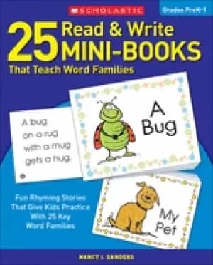 25 read and write mini books that teach word families fun rhyming stories t