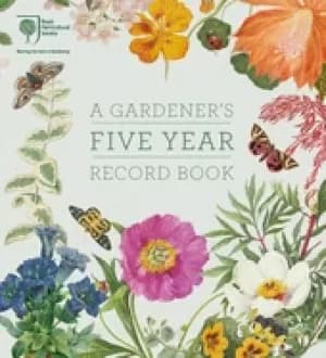 rhs a gardeners five year record book