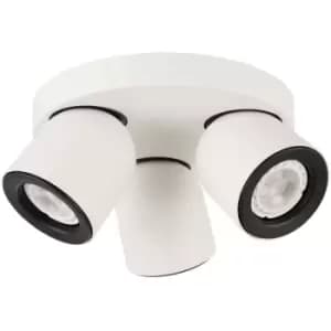 Netlighting Nuora Modern 3 Light Ceiling Spotlight Clusters, GU10 - ITLSPL-2855-