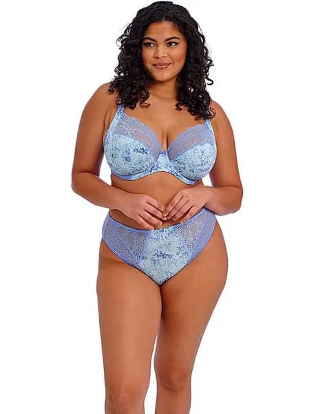 Elomi Elomi Lucie Plunge Wired Bra Cornflower Cornflower Female 36FF QV13611
