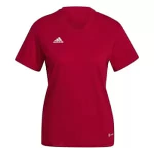 adidas ENT22 T Shirt Womens - Red