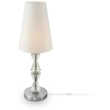 Maytoni Modern - Florero Modern Florero Chrome Table Lamp with Shade