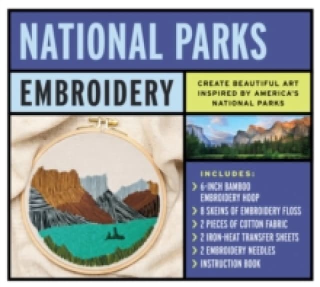 National Parks Embroidery kit. Kit. By Ken, Jr Jones Books