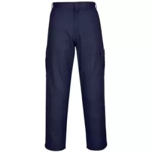Portwest Mens Combat Work Trousers (30R) (Dark Navy) - Dark Navy