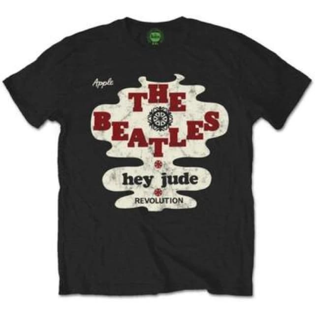 The Beatles The Beatles Men Hey Jude lution T-Shirt in Black Size: 2X-large Black XXL Male 5063300575871