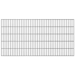 Vidaxl 2D Garden Fence Panels 2.008X1.03 M 4 M (total Length) Grey