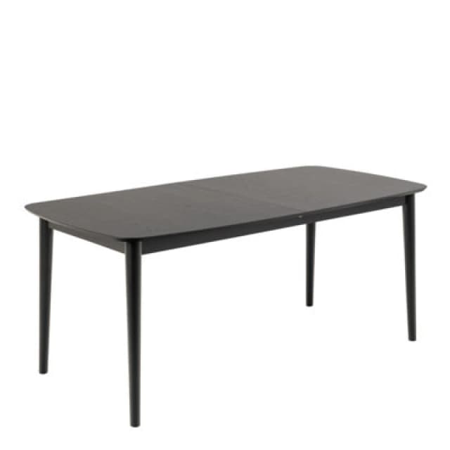 Furniture To Go A-Line Round Dining Table in White Oak in Black Unisex