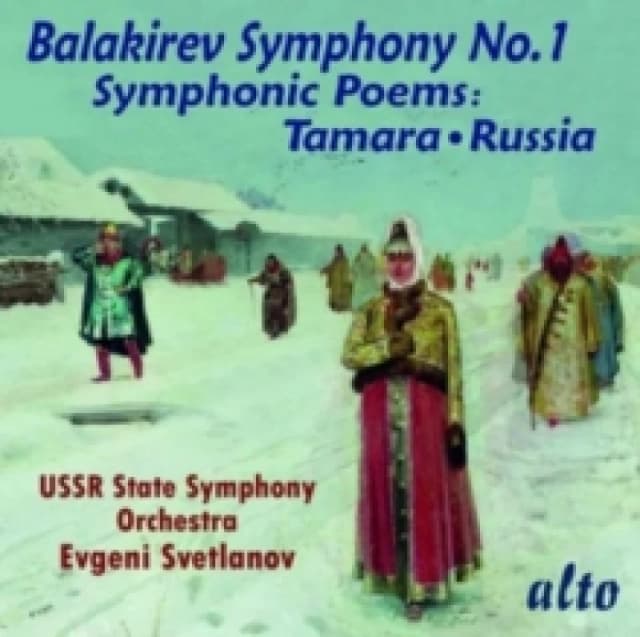 Balakirev: Symphony No. 1/Symphonic Poems: Tamara/Russia CD / Album