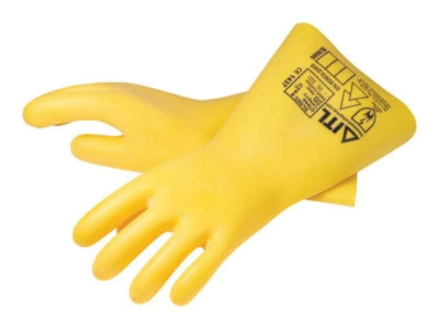 ITL Insulated Class 0 Insulated Rubber Electrical Safety Gauntlets 05110 Colour: Yellow