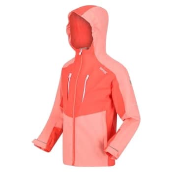 Regatta Junior Highton III Waterproof Jacket - FusCrl/NeoPc