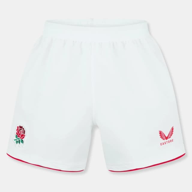 Castore England Home Shorts 2025 Adults White/Red male M