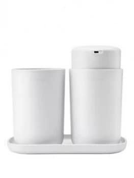 Brabantia White 3 Piece Bathroom Accessory Set