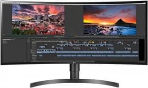 LG 34" 34WN80CB Quad HD IPS Ultra Wide Curved LED Monitor