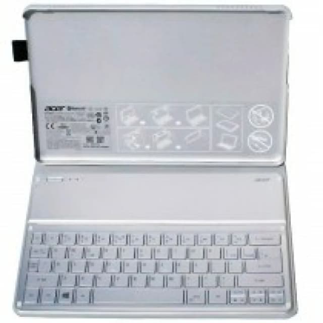 Acer NK.BTH13.00H mobile device keyboard Nordic Silver