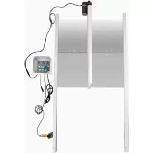 VEVOR Automatic Duck Door Opener Kits with Light Sensor Induction, 20" Automatic Chicken Coop Door Opener with Infrared Sensor, Duck Goose Door