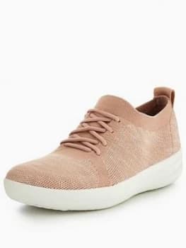 FitFlop F Sporty Uumlberknit Sneaker Blush Blush Size 3 Women