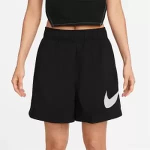 Nike Sportswear Essential Womens High-Rise Woven Shorts - Black