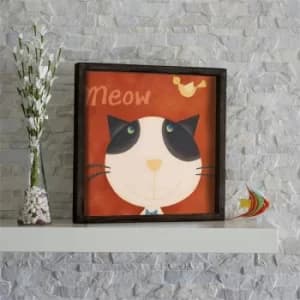 KZM564 Multicolor Decorative Framed MDF Painting