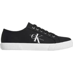 Calvin Klein Jeans Mono Canvas Low Trainers - Black