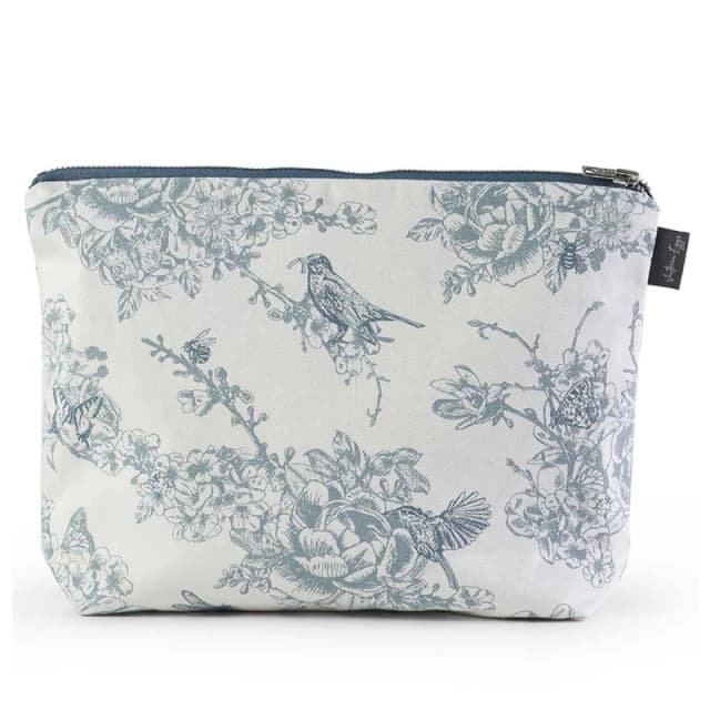 VICTORIA EggS Wildlife in Spring Cotton Wash Bag 31.5cm Multi unisex
