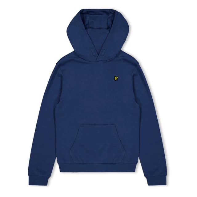 Lyle and Scott Kids Small Logo Pull Over Hoodie Cornflower Z411 male 8-9Y