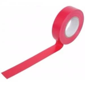 Zexum 19mm 20m Electrical Adhesive PVC Insulation Tape Flame Retardant - Red