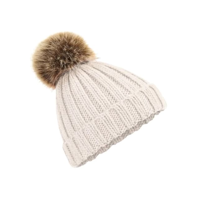 Beechfield Beechfield Men Cuffed Design Winter Hat in Beige Beige One Size Male 5059000356445