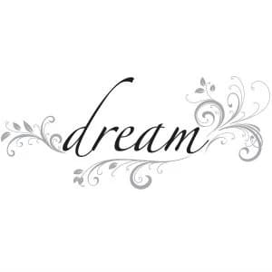 Fine Decor Fine Decor Dream Wall Quote