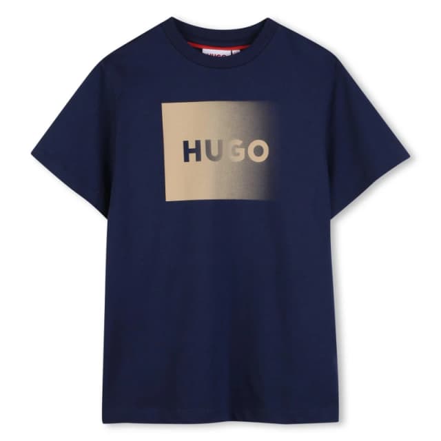 Hugo SS T Shirt Jn63 Navy Blue male 8Y