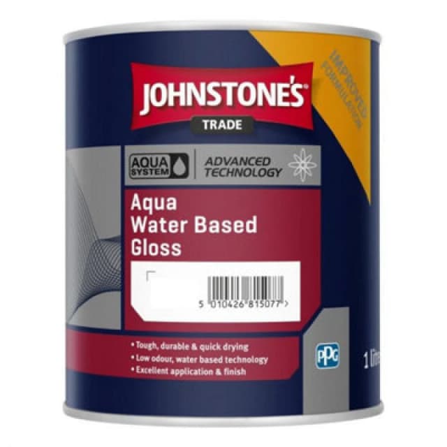 Johnstone's Trade Johnstones Trade Aqua Gloss Brilliant White 1L