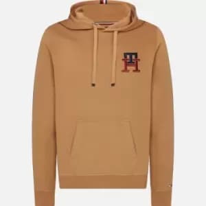 Tommy Hilfiger Mens Essential Monogram Hoodie - Countryside Khaki - S