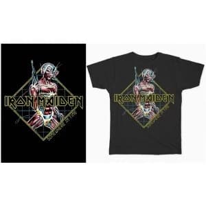 Iron Maiden - Somewhere in Time Diamond Mens Large T-Shirt - Black